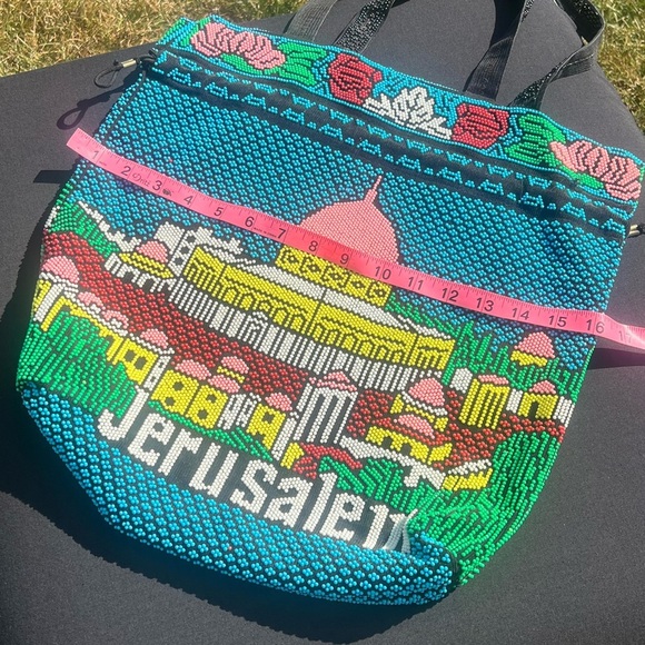 Al-Aqsa Mosque Vintage Beaded Bag - Picture 3 of 6